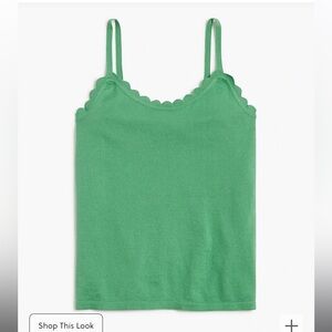 JCrew Scalloped Sweater Shell